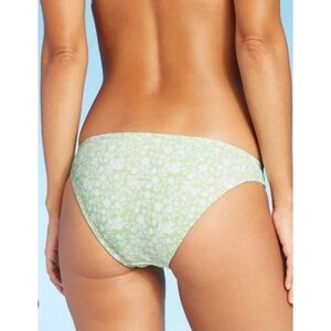 Xhilaration Ribbed Cheeky Bikini bottom floral